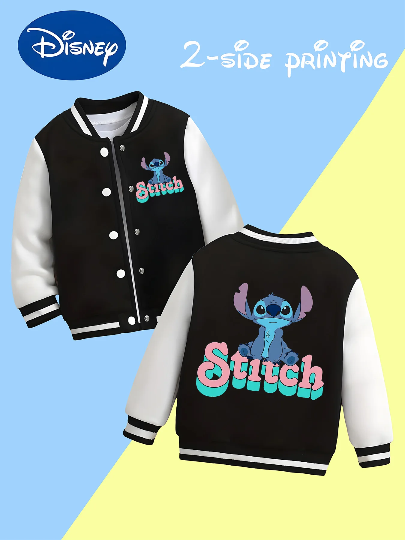MINISO Disney Boys' Baseball Jacket-Stitch Font Print, Trendy Front and Back Design, Comfortable and Stylish for Everyday School
MINISO Disney Boys' Baseball Jacket-Stitch Font Print, Trendy Front and Back Design, Comfortable and Stylish for Everyday School