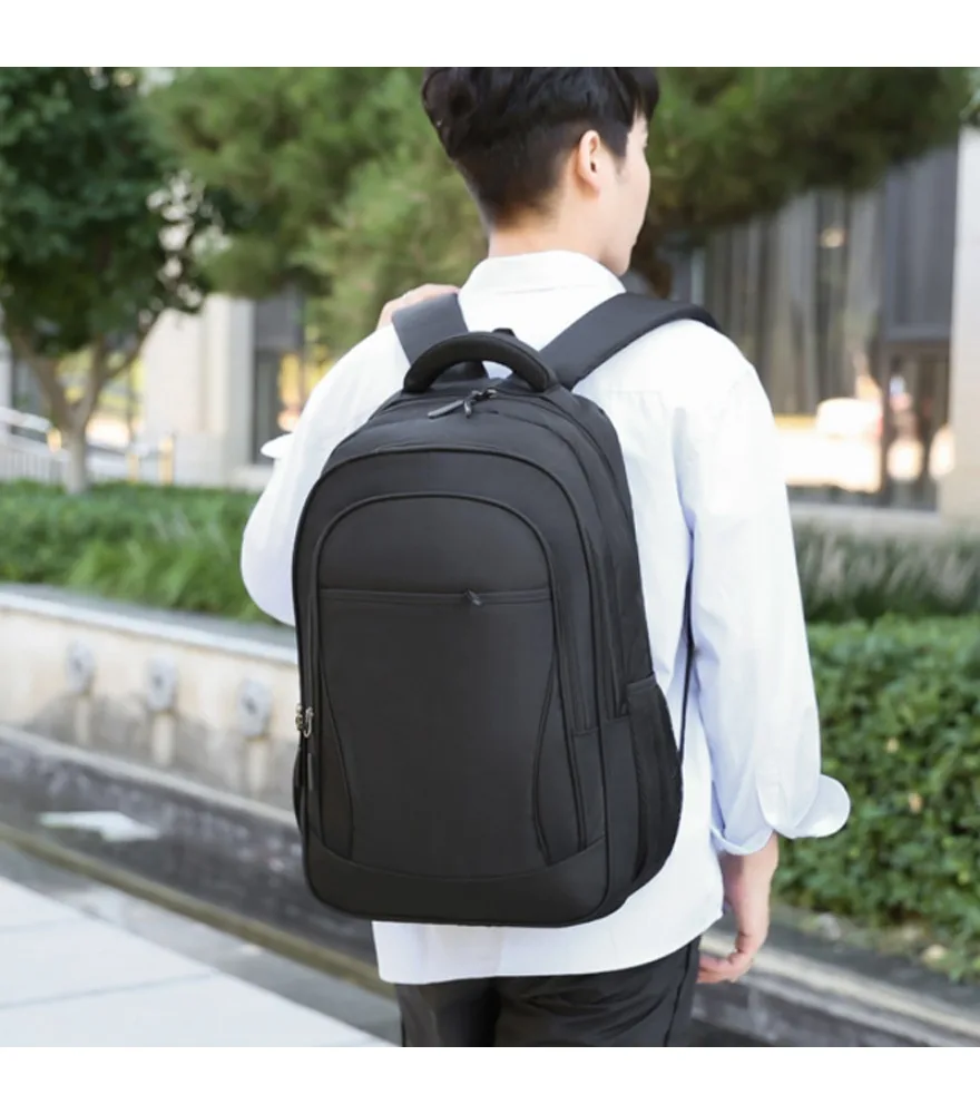 Dark gray multi compartment school backpack anti splash mesh side pockets for teen daily study outdoor short journey
Dark gray multi compartment school backpack anti splash mesh side pockets for teen daily study outdoor short journey
