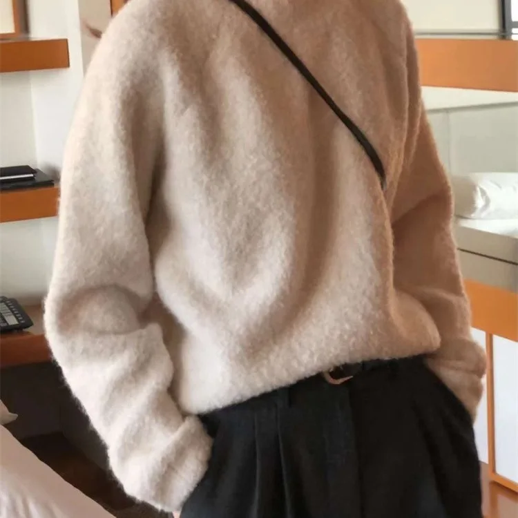 Loose Long Sve round Ne Pure Color Lazy Sle Sweater Autumn 2025 Dongda Gate OUCE Women's Knittedwear Woolen Casual Wear
Loose Long Sve round Ne Pure Color Lazy Sle Sweater Autumn 2025 Dongda Gate OUCE Women's Knittedwear Woolen Casual Wear