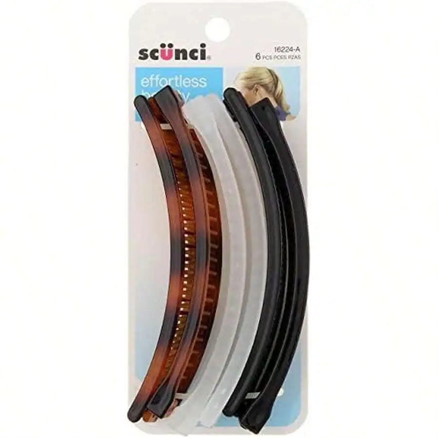 5 Inch Banana Hair Combs Assorted Colors 6 Pieces Set
5 Inch Banana Hair Combs Assorted Colors 6 Pieces Set