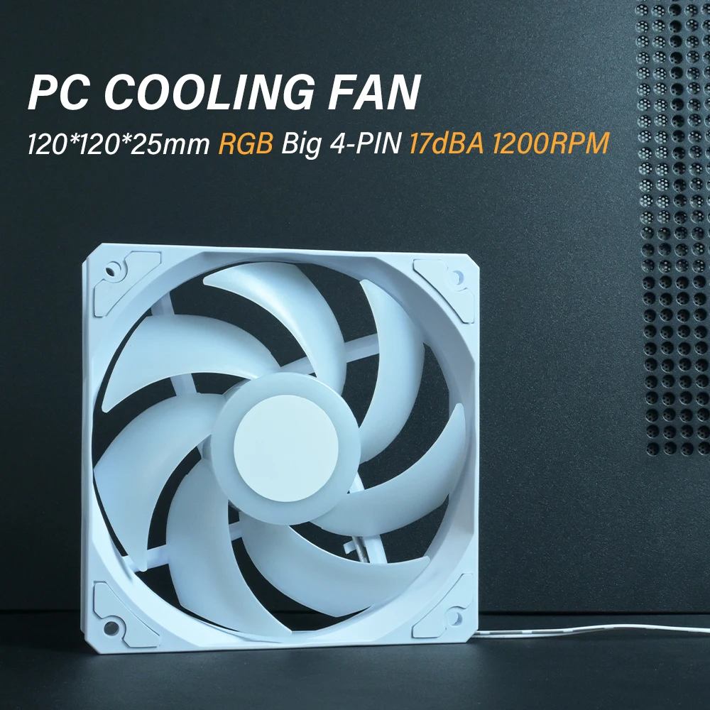 Gaming PC Case 120mm DIY Cooling Fan Desktop Chassis Power DC12V RGB Big 4Pin 12CM Hydraulic Bearing
Gaming PC Case 120mm DIY Cooling Fan Desktop Chassis Power DC12V RGB Big 4Pin 12CM Hydraulic Bearing