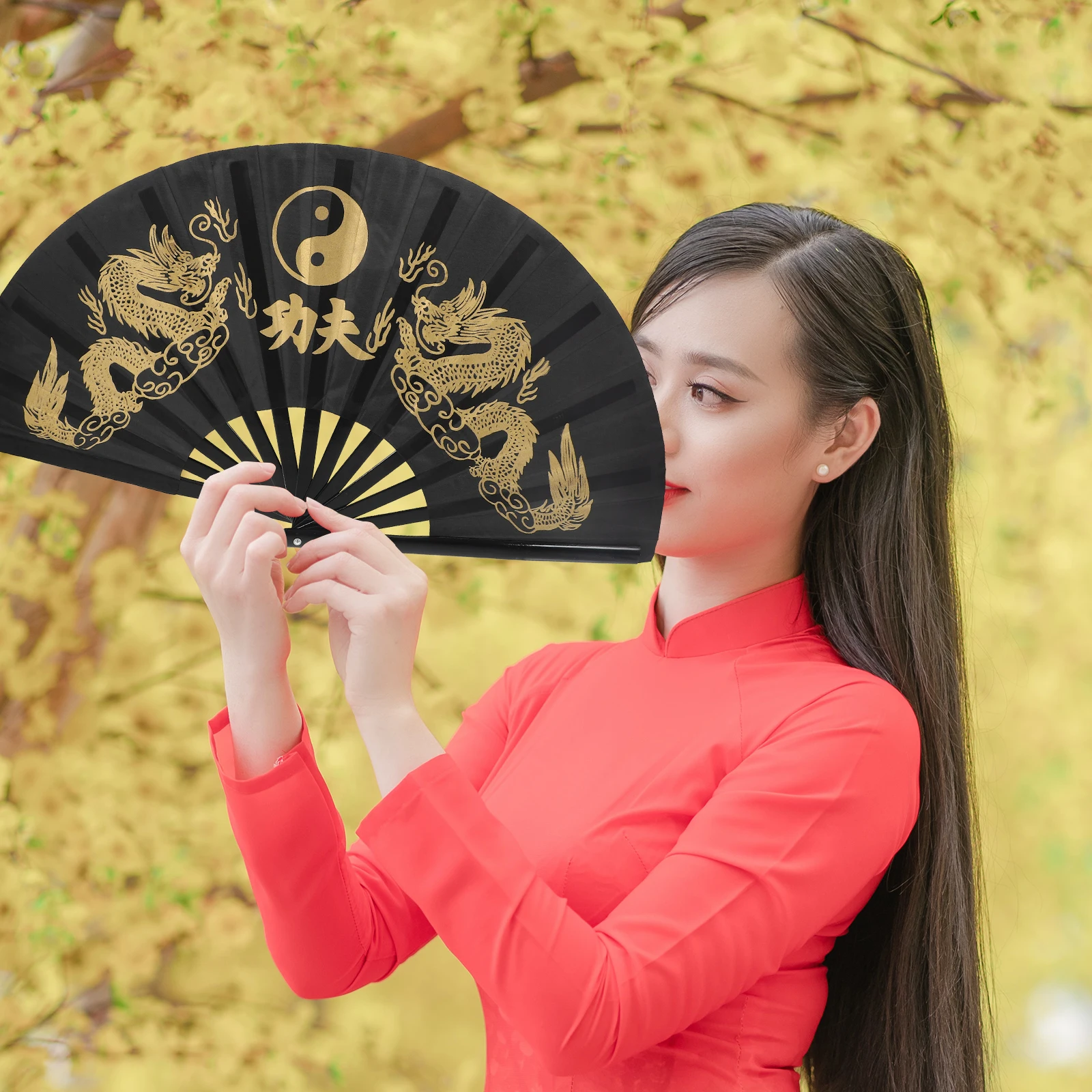 Vintage Style Tai Chi Hand for Women Retro Decorative Compact Metal Hand for Dancing Kung Fu Chinese Folding Retro Folding Fan
Vintage Style Tai Chi Hand for Women Retro Decorative Compact Metal Hand for Dancing Kung Fu Chinese Folding Retro Folding Fan