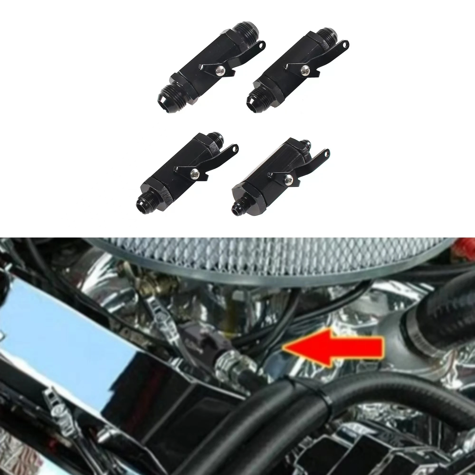 AN6-AN12 Fuel Check Valve with Complete Sizes Inline Cut-off Valve Aluminum Inline Fuel Filter Shut Off Valve
AN6-AN12 Fuel Check Valve with Complete Sizes Inline Cut-off Valve Aluminum Inline Fuel Filter Shut Off Valve
