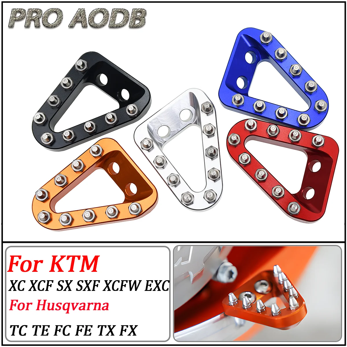 Rear Brake Pedal Lever Step Plate Tip 2016-2023 For KTM XC XCF XCW SX SXF EXC EXCF TPi 6 Day 125-250 350 450 500 2017-2021 2022
Rear Brake Pedal Lever Step Plate Tip 2016-2023 For KTM XC XCF XCW SX SXF EXC EXCF TPi 6 Day 125-250 350 450 500 2017-2021 2022