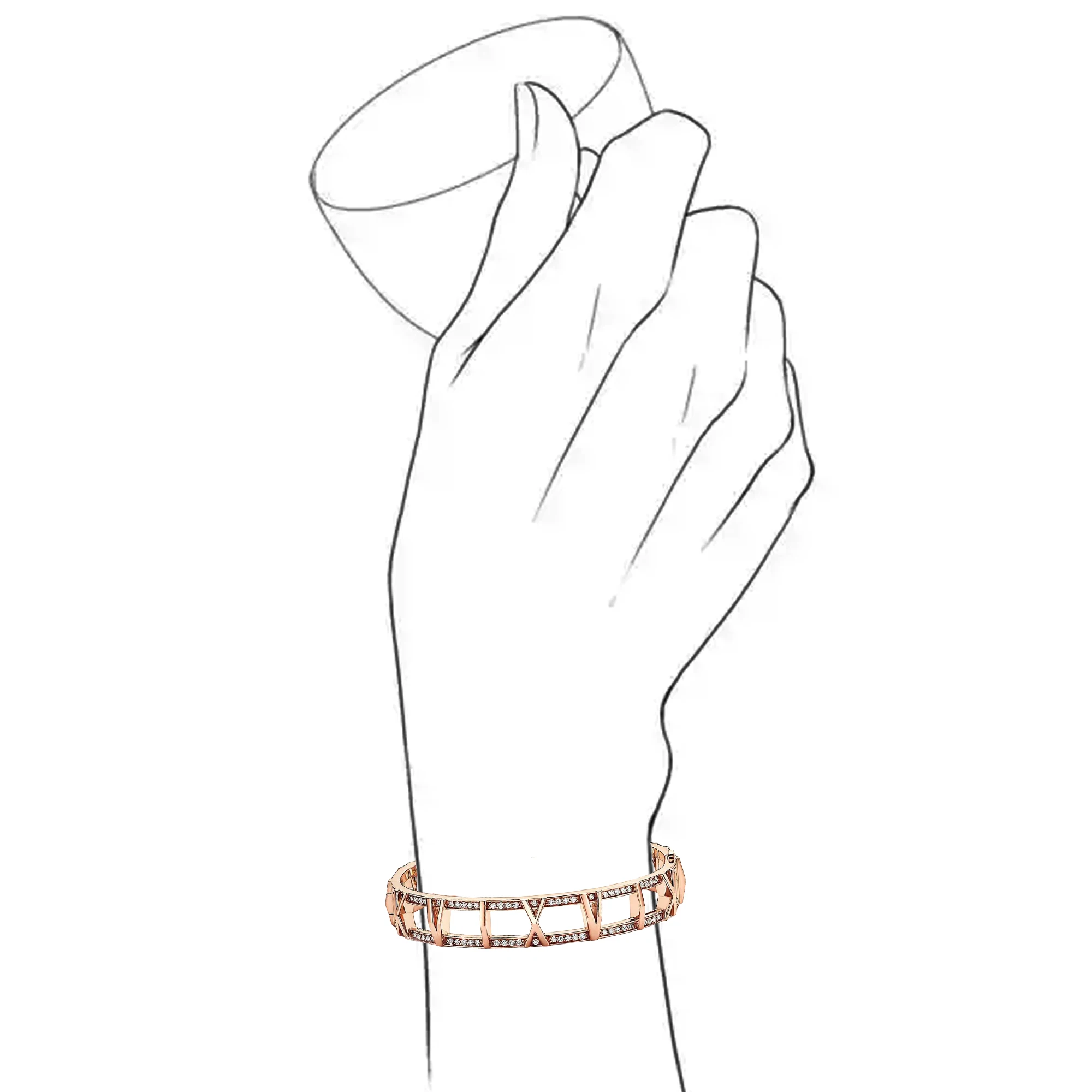 Design sense hollow diamond inlaid bracelet made of pure silver S925, light luxury high-end temperament bracelet TCO series
Design sense hollow diamond inlaid bracelet made of pure silver S925, light luxury high-end temperament bracelet TCO series