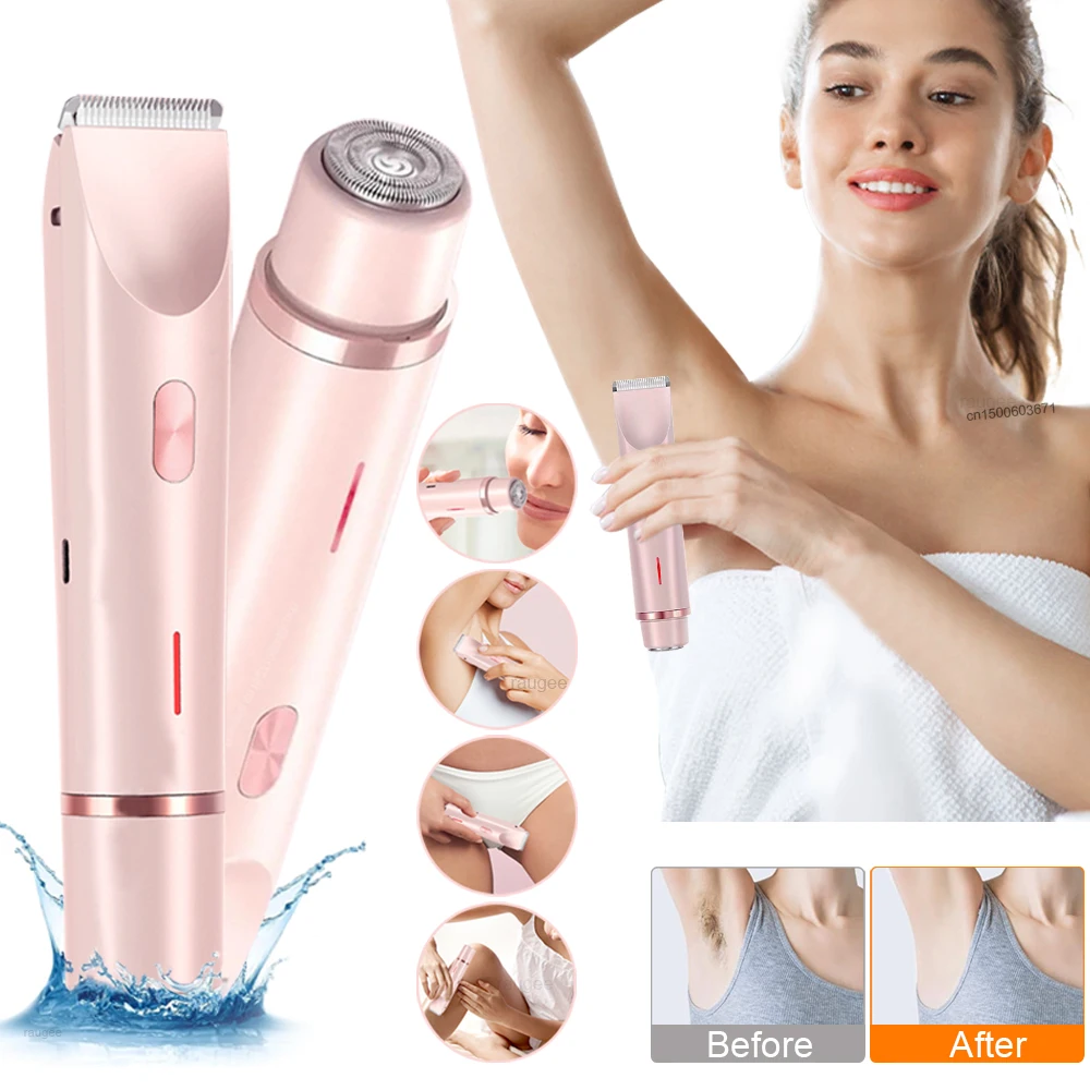 Электробритва для женщин, триммер для лица и бороды, двойная головка, для зоны бикини, для тела и ног, женский электрический эпилятор
Электробритва для женщин, триммер для лица и бороды, двойная головка, для зоны бикини, для тела и ног, женский электрический эпилятор