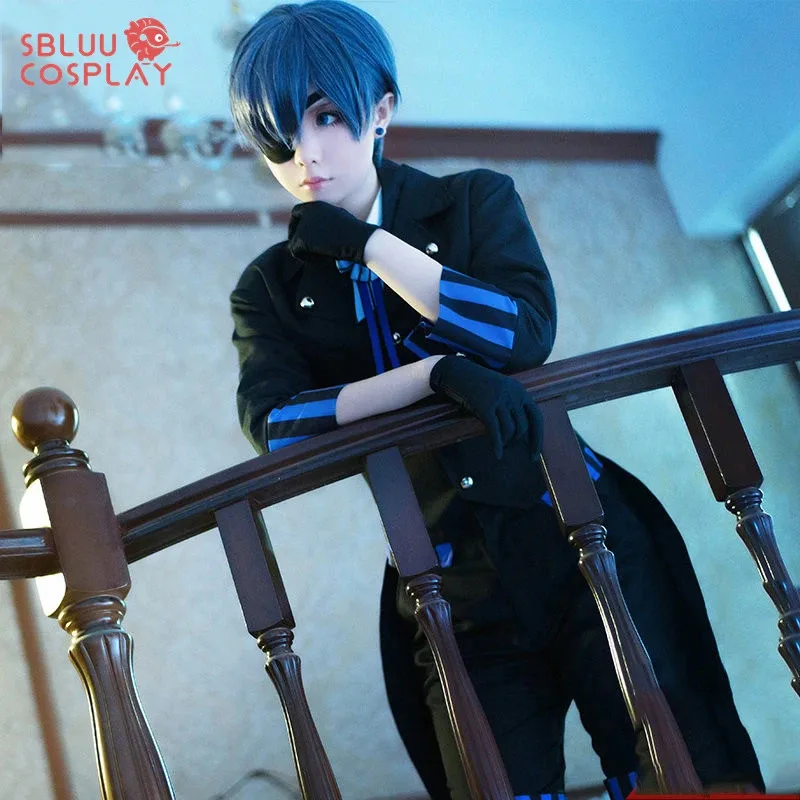 SBluuuuCosplay Anime Black Butler Ciel Phantomhive Book of the Atlantic Kuroshitsuji Cosplay Costume with Wigx;8'm6,
SBluuuuCosplay Anime Black Butler Ciel Phantomhive Book of the Atlantic Kuroshitsuji Cosplay Costume with Wigx;8'm6,