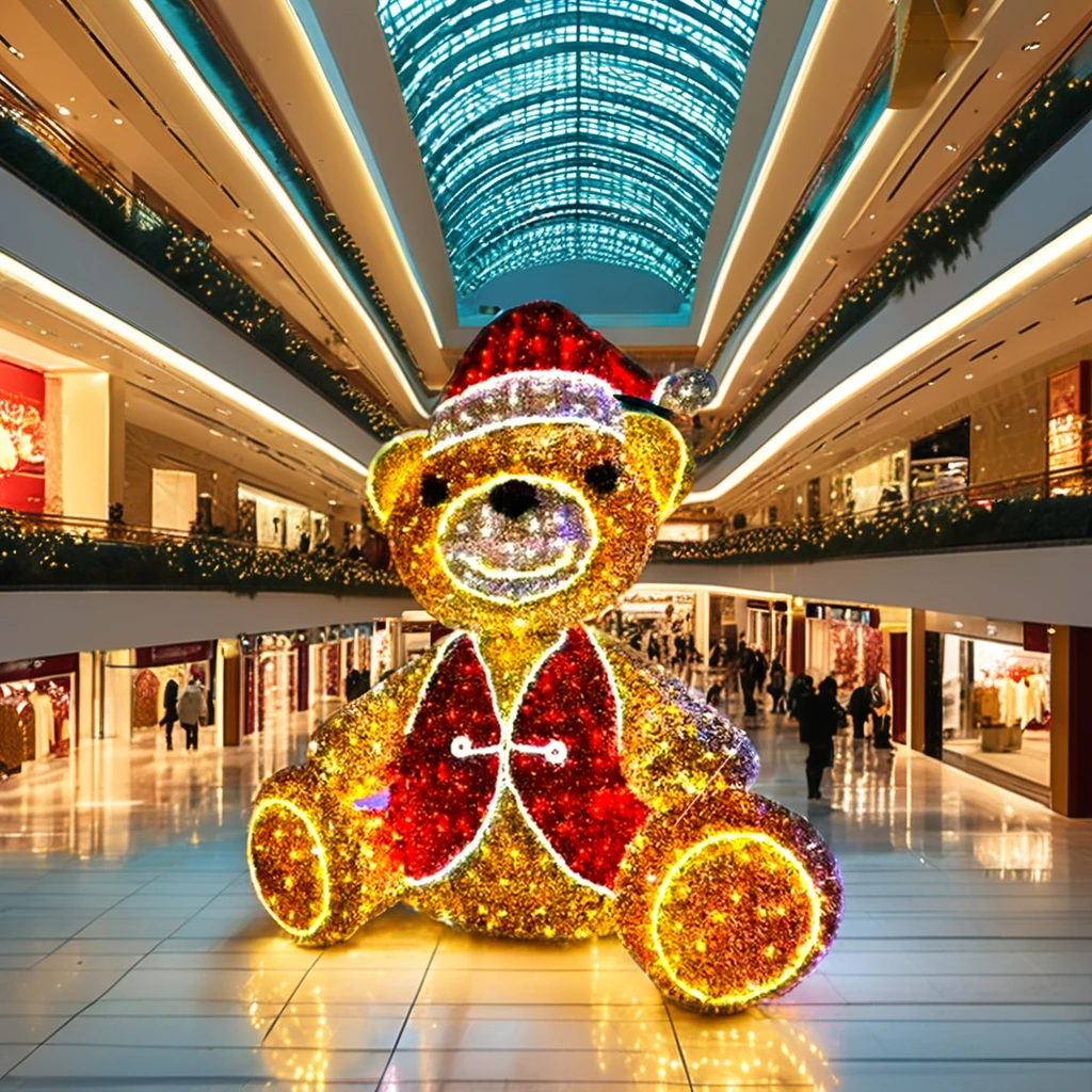 3D LED Giant Teddy Bear Motif for Christmas New Year's Day Animated Holiday Shopping Mall Display Decoration Home Landscape Use
3D LED Giant Teddy Bear Motif for Christmas New Year's Day Animated Holiday Shopping Mall Display Decoration Home Landscape Use