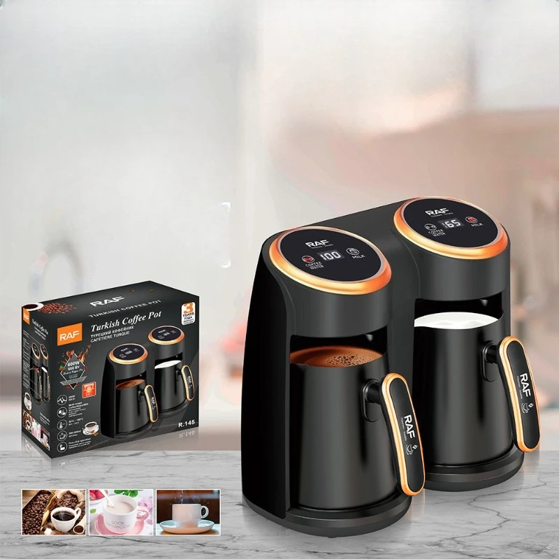 Semi-automatic Pump Pressure Turkish Portable Coffee Machine Cordless Electric Pot Travel 600W Double Coffee Maker 220V/110V
Semi-automatic Pump Pressure Turkish Portable Coffee Machine Cordless Electric Pot Travel 600W Double Coffee Maker 220V/110V