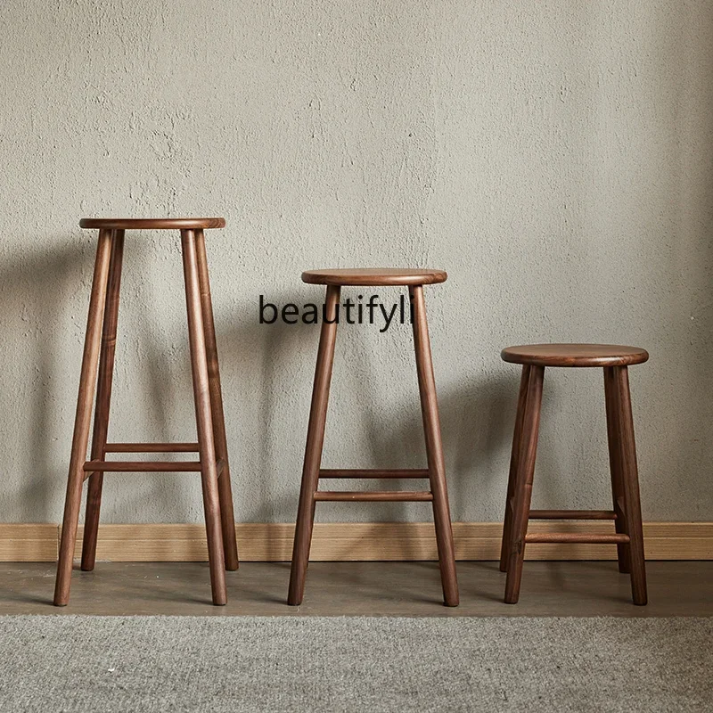 yj5round Stool Solid Wood Nordic Simple Bar Stool Log Bar Stool Light Luxury High Bench
yj5round Stool Solid Wood Nordic Simple Bar Stool Log Bar Stool Light Luxury High Bench