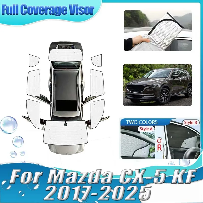 Для Mazda CX-5 KF 2023: Комплект обвеса, полная защита лобового стекла от солнца и УФ-лучей, солнцезащитные козырьки, аксессуары для автомобиля (2017-2025)
Для Mazda CX-5 KF 2023: Комплект обвеса, полная защита лобового стекла от солнца и УФ-лучей, солнцезащитные козырьки, аксессуары для автомобиля (2017-2025)