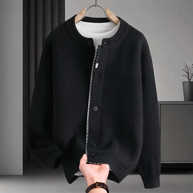 2025 New Men's Knitted Sweater Casual Long Sve Button-Up Cardigan Coat Autumn Winter Youth Sle Comfortable Warmth Faion
2025 New Men's Knitted Sweater Casual Long Sve Button-Up Cardigan Coat Autumn Winter Youth Sle Comfortable Warmth Faion