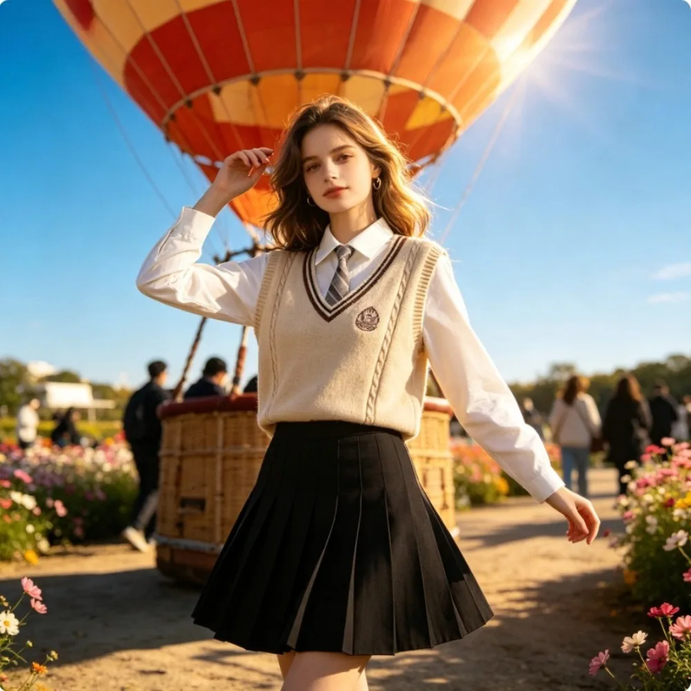 Spring and Autumn College Style Suit Male and Female Students Korean Version Loose Long Sleeve Shirt Knitted Vest Two-piece Set
Spring and Autumn College Style Suit Male and Female Students Korean Version Loose Long Sleeve Shirt Knitted Vest Two-piece Set