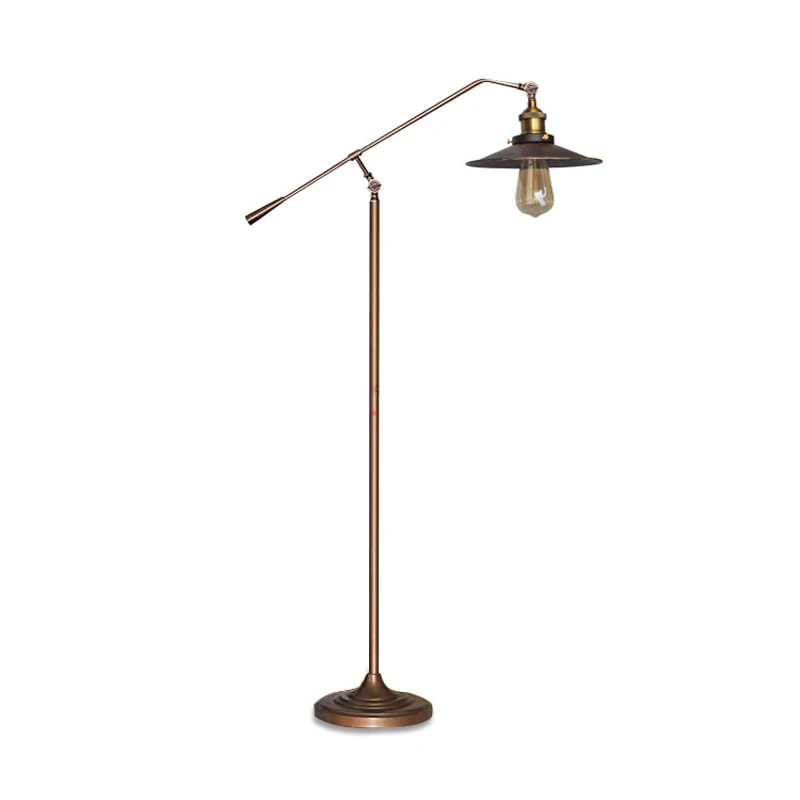 American Industrial Wind Loft Wrought Iron Retro Nostalgic Study Living Room Bedroom Vintage Long Arm Fishing Floor Lamp E27
American Industrial Wind Loft Wrought Iron Retro Nostalgic Study Living Room Bedroom Vintage Long Arm Fishing Floor Lamp E27