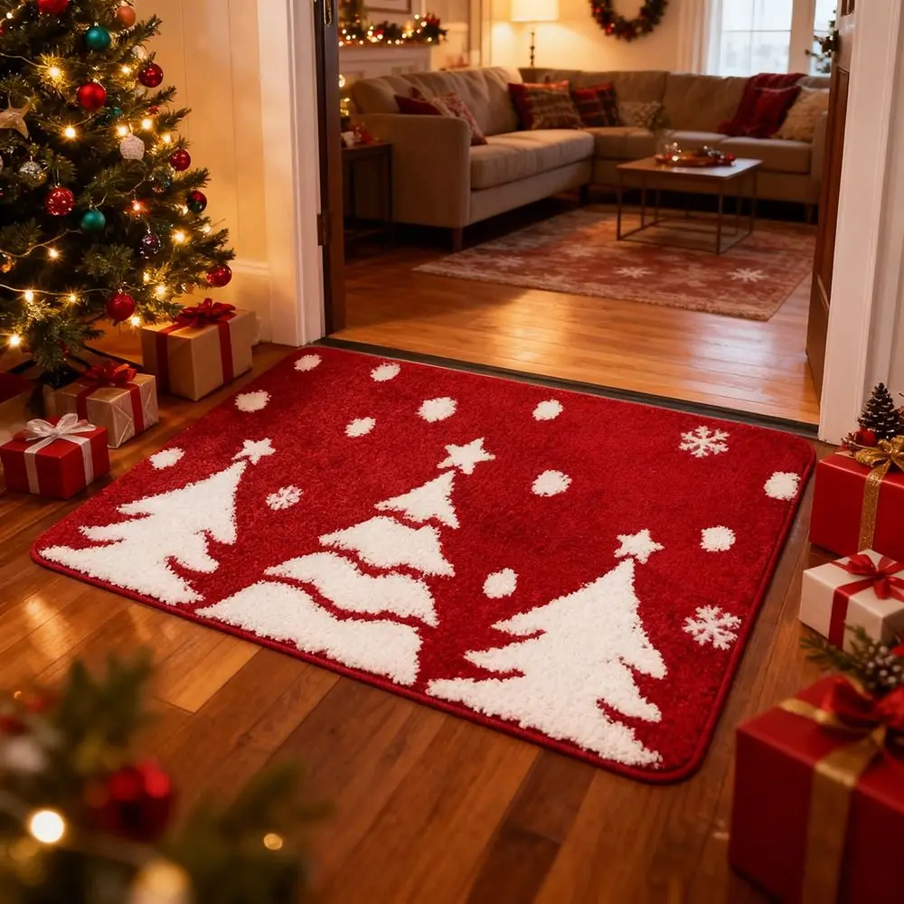 Cute Santa Claus Christmas Door Mat Crystal Fleece Non-slip Bath Mat Water Absorption Soft Blanket Living Room Decor
Cute Santa Claus Christmas Door Mat Crystal Fleece Non-slip Bath Mat Water Absorption Soft Blanket Living Room Decor