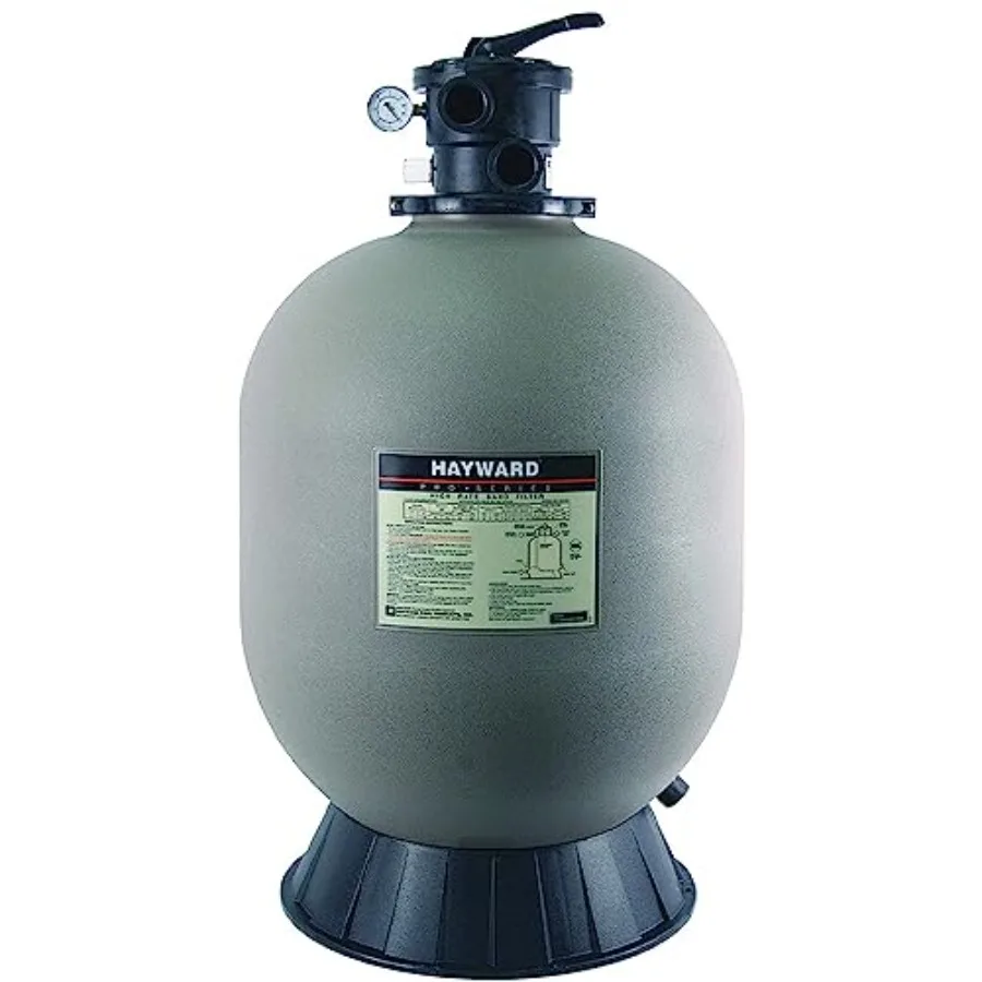 W3S0T ProSeries Sand Filter for Pool Use - Top-Mount, fiberglass-reinforced polypropylene, gray, high-flow design with easy-to-
W3S0T ProSeries Sand Filter for Pool Use - Top-Mount, fiberglass-reinforced polypropylene, gray, high-flow design with easy-to-