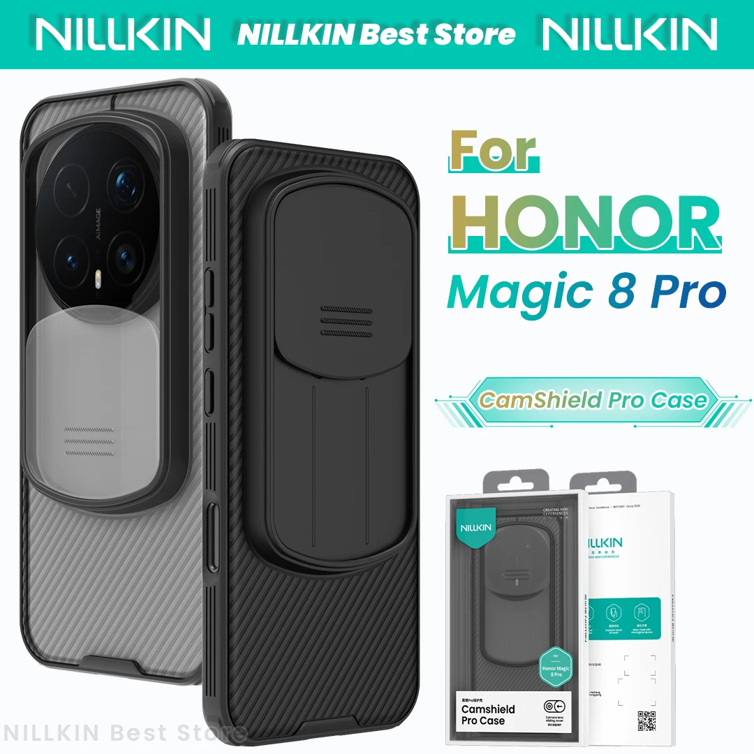 Nillkin For Honor Magic 8 Pro Phone Case TPU+PC Lens Slider Function Line Texture 360° Full Coverage Shockproof Hard Cover
Nillkin For Honor Magic 8 Pro Phone Case TPU+PC Lens Slider Function Line Texture 360° Full Coverage Shockproof Hard Cover