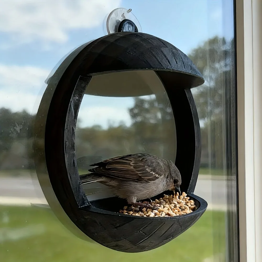 A Practical Window Bird Feeder - Attaches to the Window for Close-Up Observation of Birds Eating - Simple Design Sturdy Material
A Practical Window Bird Feeder - Attaches to the Window for Close-Up Observation of Birds Eating - Simple Design Sturdy Material