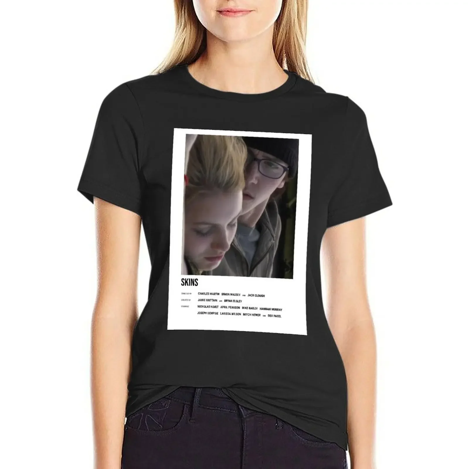 Skins Show Cover (Sid and Cassie) T-Shirt lady clothes heavyweights summer top clothes for Women
Skins Show Cover (Sid and Cassie) T-Shirt lady clothes heavyweights summer top clothes for Women