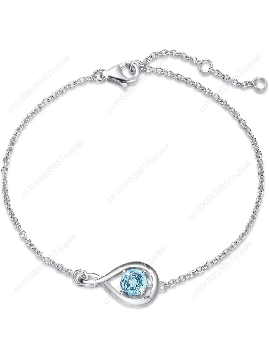 Love Bracelet 925 Sterling Silver Infinity Birthstone Bracelets for Women Fine Jewelry Birthday Gifts for Her Mom Wife,
Love Bracelet 925 Sterling Silver Infinity Birthstone Bracelets for Women Fine Jewelry Birthday Gifts for Her Mom Wife,