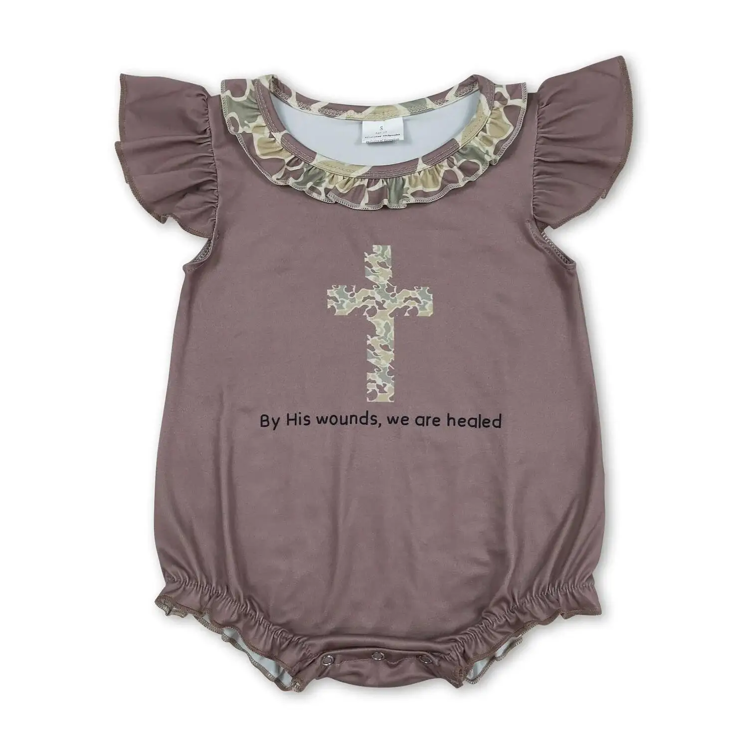 Пасхальный камуфляжный комбинезон с перекрестием для маленьких девочек и развевающимися рукавами, наряд для младенцев, мягкая удобная одежда для малышей
Пасхальный камуфляжный комбинезон с перекрестием для маленьких девочек и развевающимися рукавами, наряд для младенцев, мягкая удобная одежда для малышей