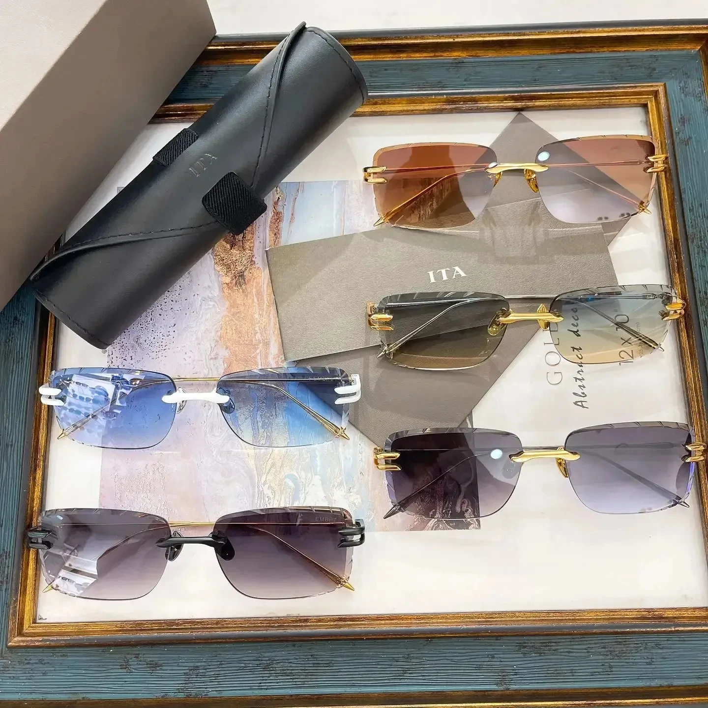 Newest Brand Women Men Sunglasses Formal Business Trendy Classic Casual Alloy Frame For Unisex Eyeglasses ADITA EMBPT DTS155
Newest Brand Women Men Sunglasses Formal Business Trendy Classic Casual Alloy Frame For Unisex Eyeglasses ADITA EMBPT DTS155