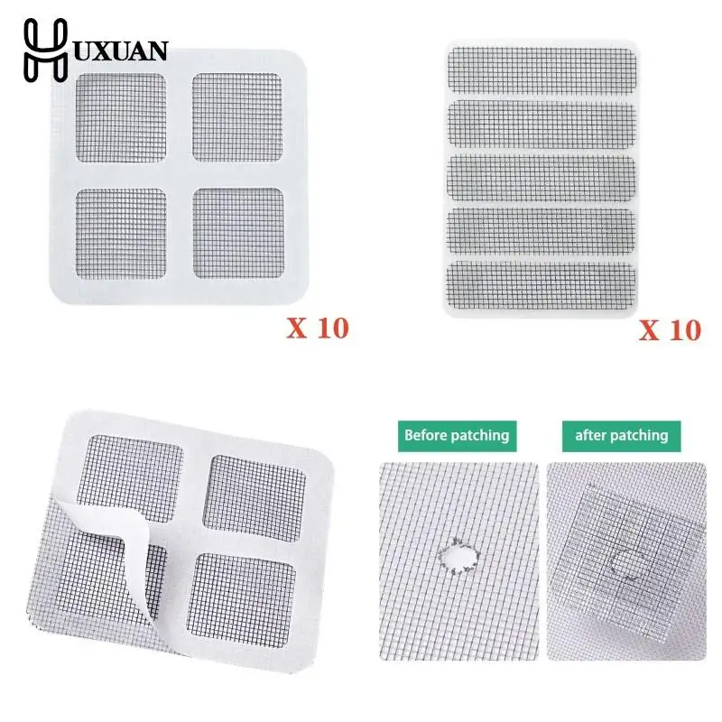 10pcs Adhesive Fix Net Window Home Anti Mosquito Fly Bug Insect Repair Screen Wall Patch Stickers Mesh Window Screen
10pcs Adhesive Fix Net Window Home Anti Mosquito Fly Bug Insect Repair Screen Wall Patch Stickers Mesh Window Screen