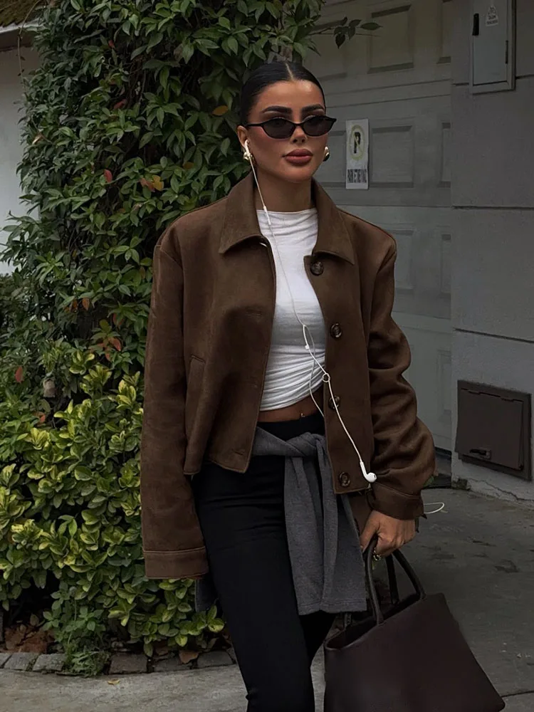 HH Женская мода с отложным воротником, однобортные карманы, украшение, уличная куртка, женское осеннее тонкое повседневное пальто с длинными рукавами
HH Женская мода с отложным воротником, однобортные карманы, украшение, уличная куртка, женское осеннее тонкое повседневное пальто с длинными рукавами