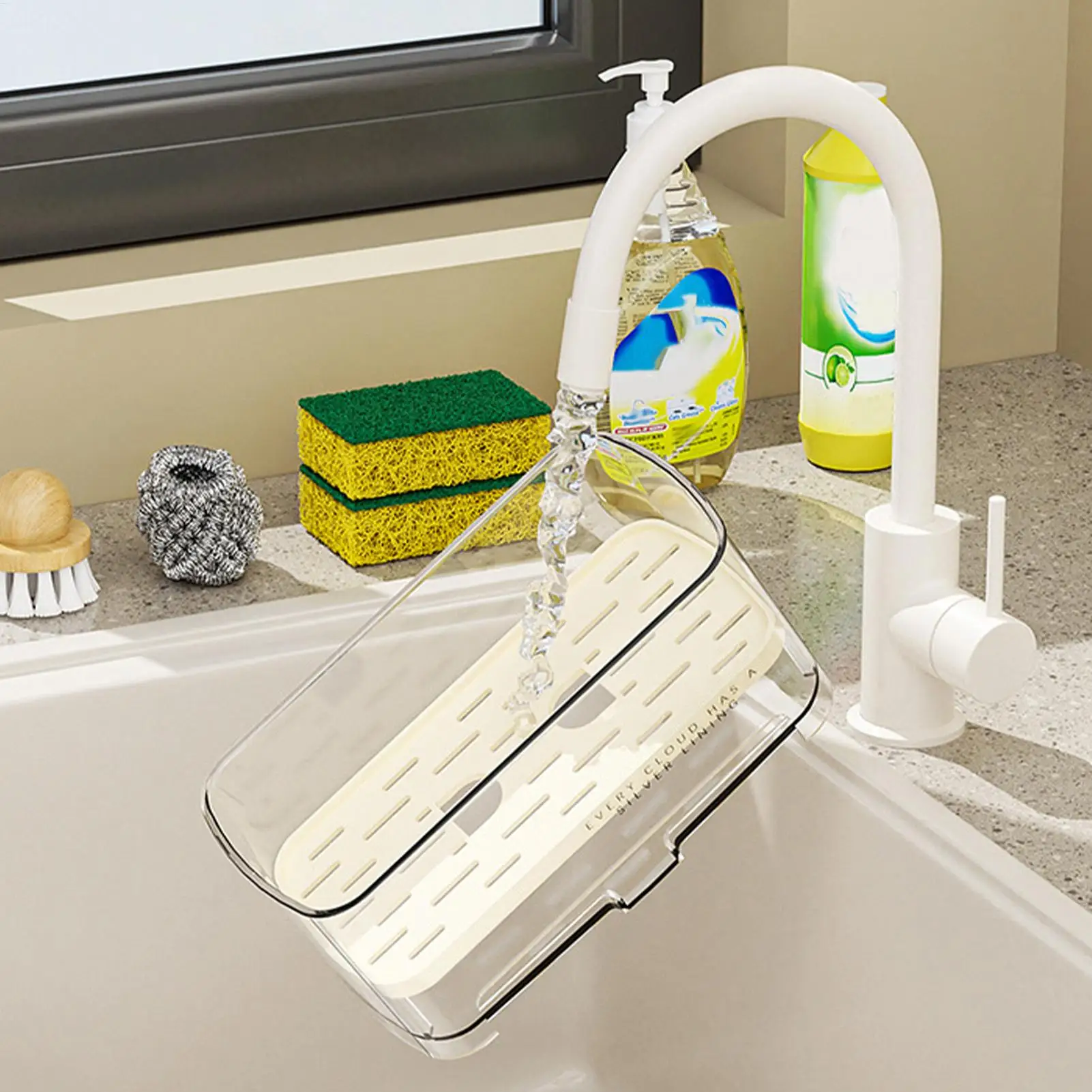 Держатель губки для кухонной раковины, противоскользящая самооливная стойка, органайзер для раковины, столешница для ванной комнаты, туалета, дома, бытовой
Держатель губки для кухонной раковины, противоскользящая самооливная стойка, органайзер для раковины, столешница для ванной комнаты, туалета, дома, бытовой