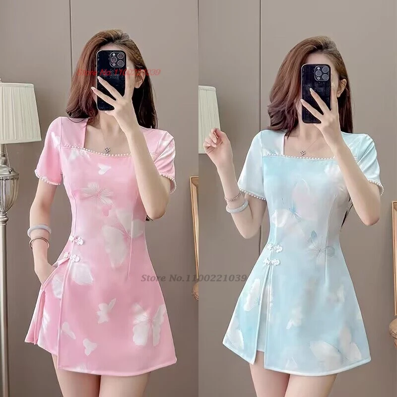 2026 chinese vintage nightclub dress improved cheongsam flower print qipao dress+shorts set hotel spa work dress beauty uniform
2026 chinese vintage nightclub dress improved cheongsam flower print qipao dress+shorts set hotel spa work dress beauty uniform