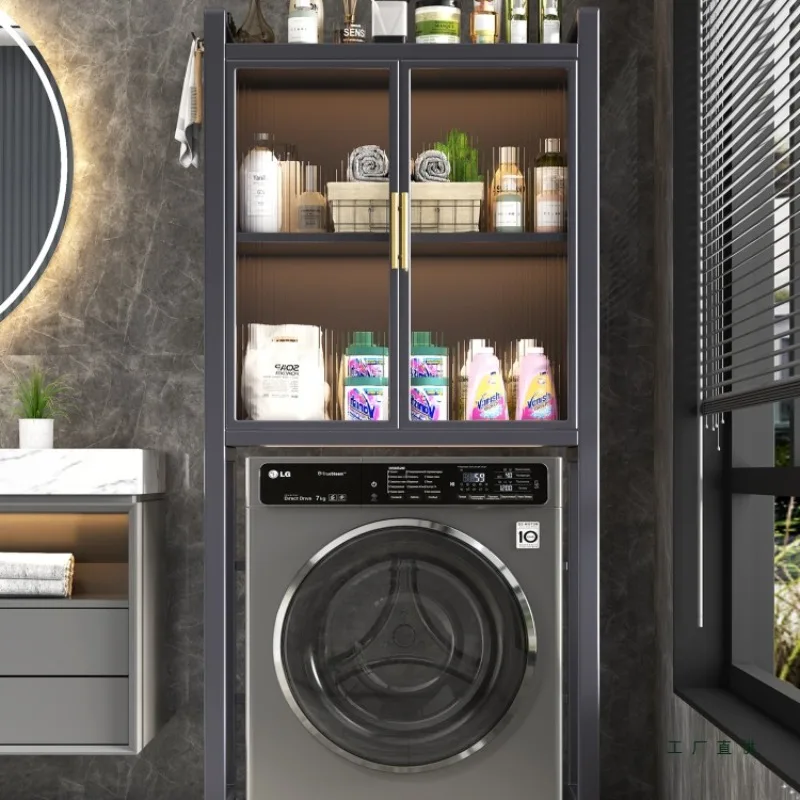 Household washing machine storage shelf waterproof and moisture-proof bathroom storage cabinet multi-functional balcony dust-pro
Household washing machine storage shelf waterproof and moisture-proof bathroom storage cabinet multi-functional balcony dust-pro