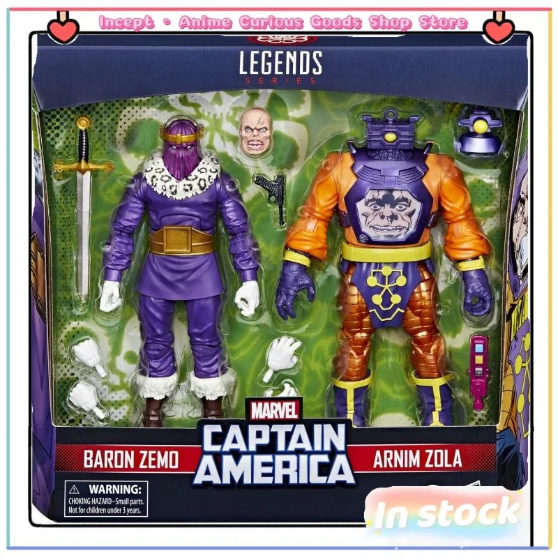 In Stock Hasbro Marvel Legends Baron Zora Zemo Double Set Comic Version 22629 Deluxe Set Favorite Birthday Gift Collection Gift
In Stock Hasbro Marvel Legends Baron Zora Zemo Double Set Comic Version 22629 Deluxe Set Favorite Birthday Gift Collection Gift