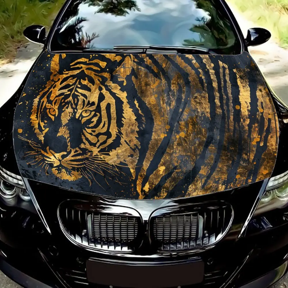 Black Tiger Gold Texture Abstract Car Hood Wrap Color Vinyl Sticker Truck Graphic Bonnet Auto Accessories Decoration Decal Gift
Black Tiger Gold Texture Abstract Car Hood Wrap Color Vinyl Sticker Truck Graphic Bonnet Auto Accessories Decoration Decal Gift