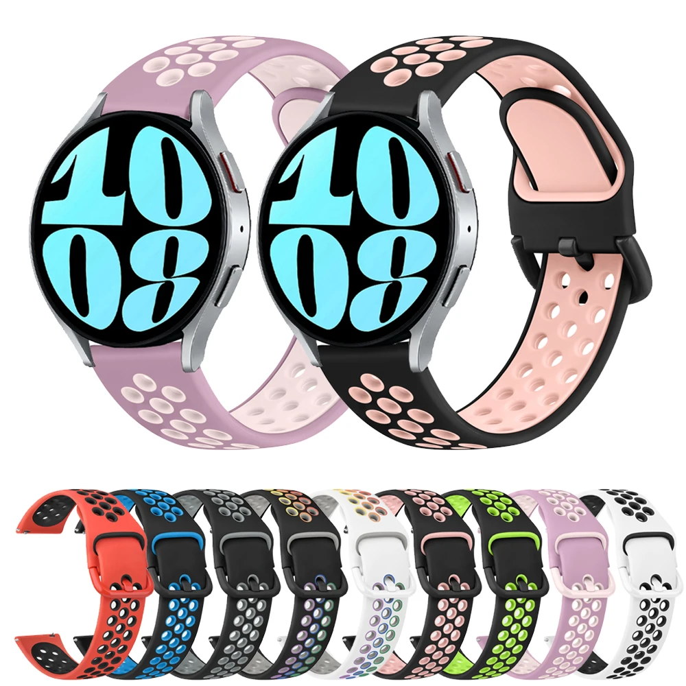 Ремешок силиконовый для Samsung Galaxy Watch 6 4 5 Pro, браслет 40 мм 44 мм 45 мм/4 6 Classic 43 мм 47 мм 42 мм 46 мм/3 41 мм/Active 2
Ремешок силиконовый для Samsung Galaxy Watch 6 4 5 Pro, браслет 40 мм 44 мм 45 мм/4 6 Classic 43 мм 47 мм 42 мм 46 мм/3 41 мм/Active 2