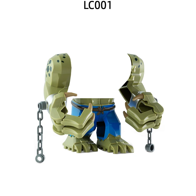 The LC001 Weapons Pants Hair Parts Action Figures Crocodile Chain Model Blocks MOC Bricks Set Gifts Toys
The LC001 Weapons Pants Hair Parts Action Figures Crocodile Chain Model Blocks MOC Bricks Set Gifts Toys