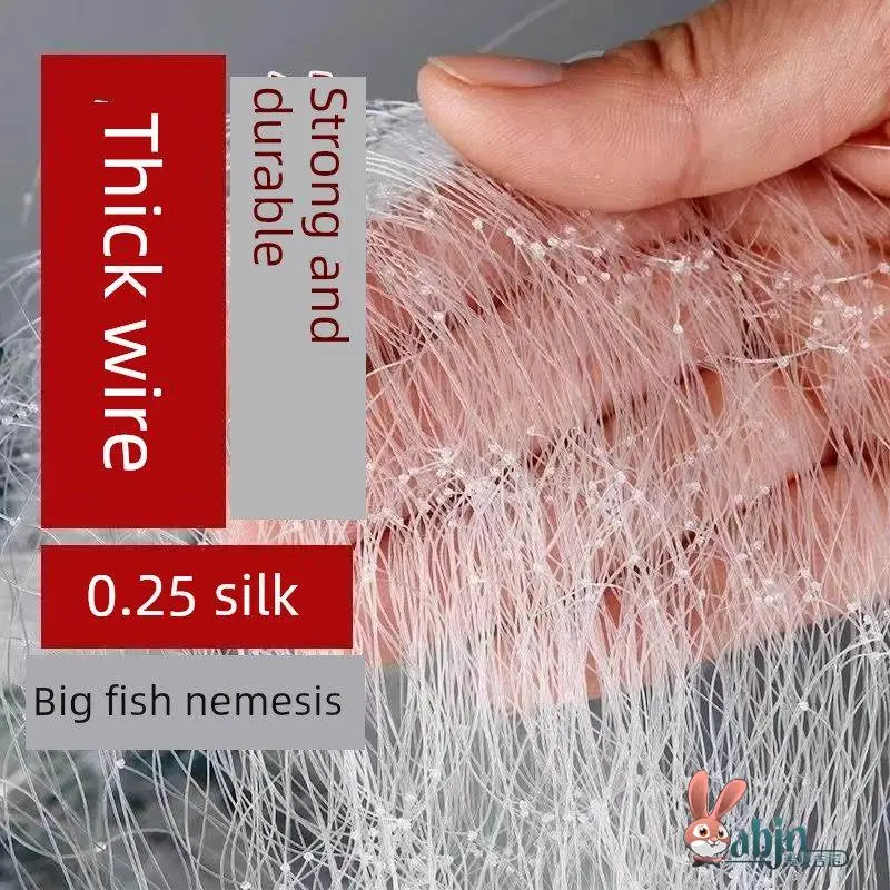 Thickened Silk Fish Net Sticky Net Three Layers 100 Meters Submerged Floating Enhanced Capture Large Fishing Net Reservoir ...
Thickened Silk Fish Net Sticky Net Three Layers 100 Meters Submerged Floating Enhanced Capture Large Fishing Net Reservoir ...
