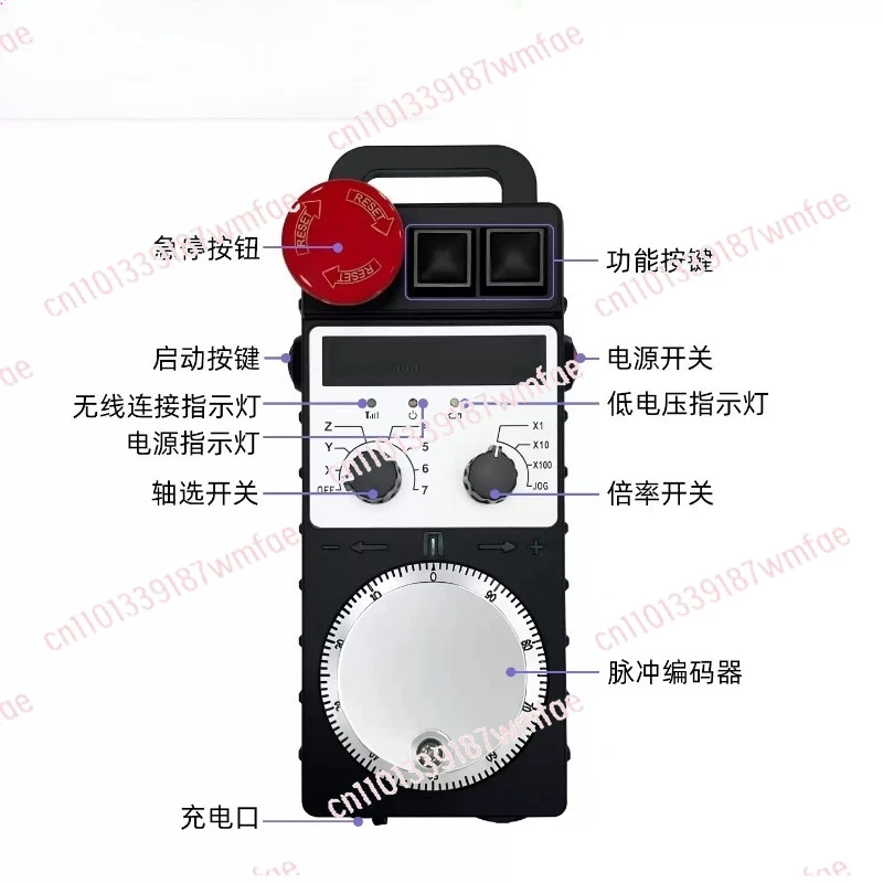 Wireless handwheel Universal type wireless pulse generator engraving machine Gantry milling handwheel
Wireless handwheel Universal type wireless pulse generator engraving machine Gantry milling handwheel