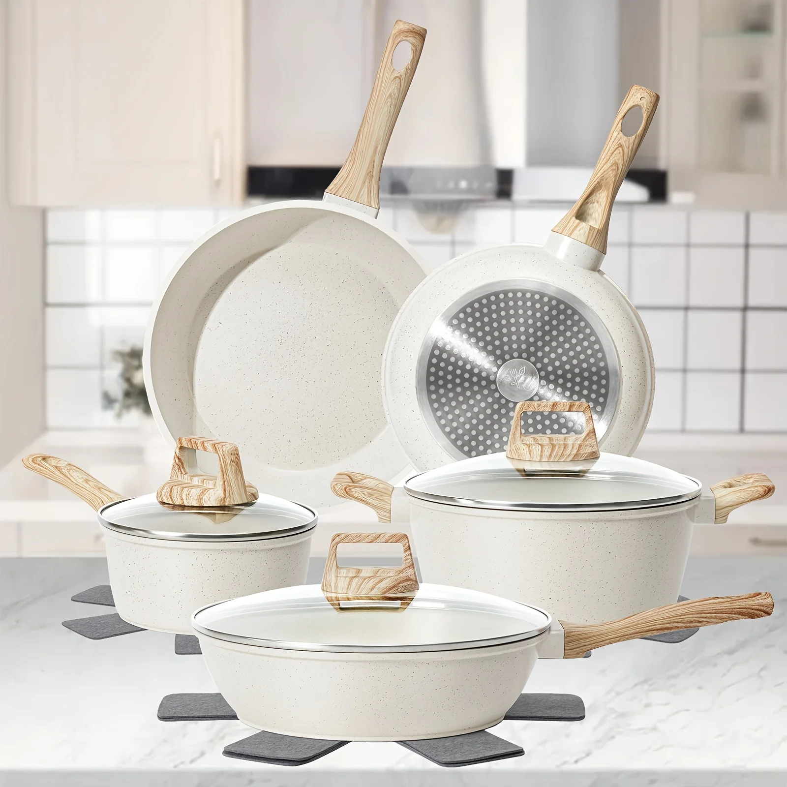 Pots And Pans Set, 12pcs, Pots And Pans Cookware Sets, Non-Stick Cookware Set, Black Granite Induction Cookware, Non-Toxic Healt
Pots And Pans Set, 12pcs, Pots And Pans Cookware Sets, Non-Stick Cookware Set, Black Granite Induction Cookware, Non-Toxic Healt