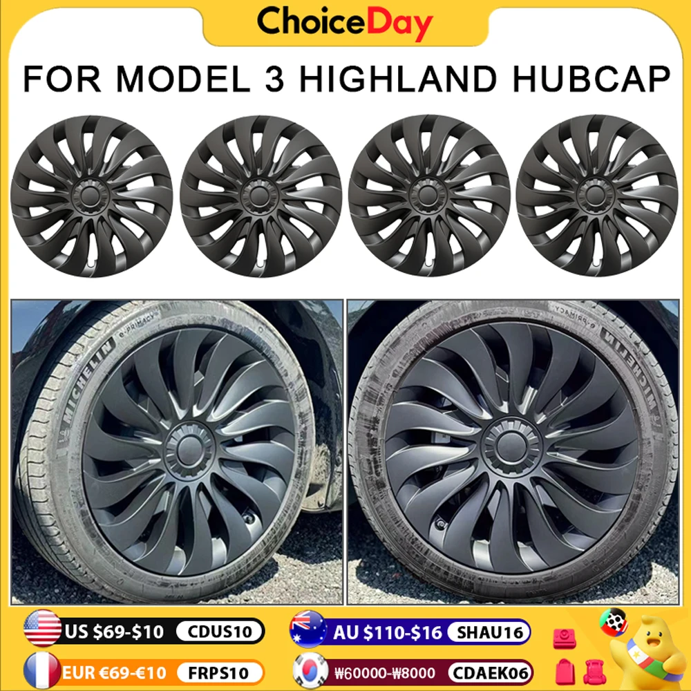 4 шт. крышка ступицы для новой Tesla Model 3 Highland 2025 18-дюймовая сменная крышка колеса автомобиля с полным ободом аксессуары
4 шт. крышка ступицы для новой Tesla Model 3 Highland 2025 18-дюймовая сменная крышка колеса автомобиля с полным ободом аксессуары