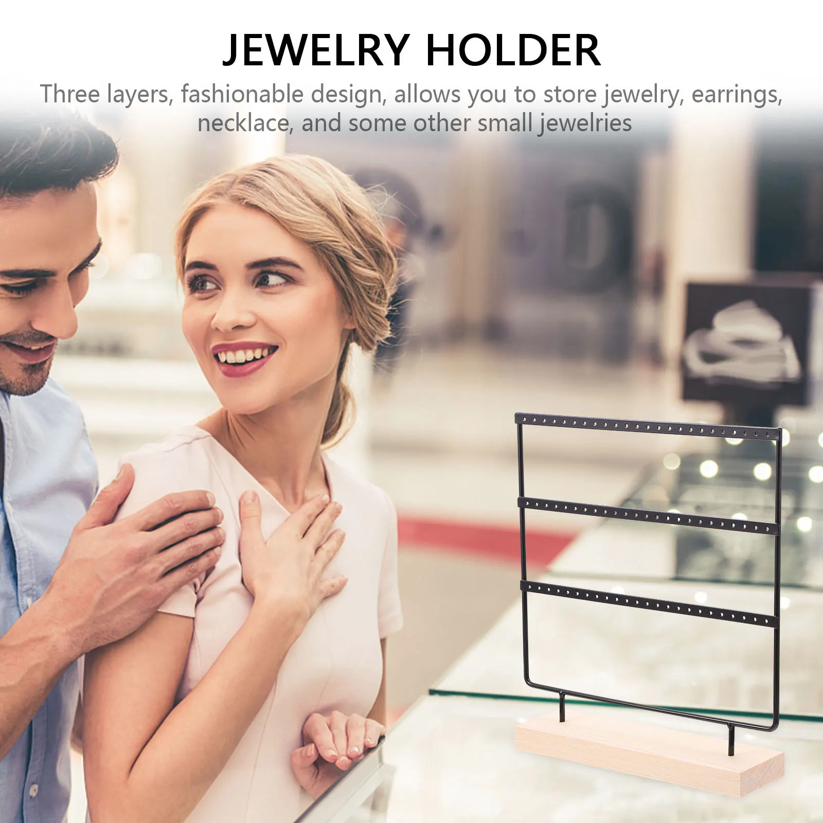 1 шт., 72 отверстия, железная подставка для ювелирных изделий, 3-уровневый органайзер, стеллаж для хранения сережек и ожерелья, держатель для ювелирных изделий, подставка для дисплея
1 шт., 72 отверстия, железная подставка для ювелирных изделий, 3-уровневый органайзер, стеллаж для хранения сережек и ожерелья, держатель для ювелирных изделий, подставка для дисплея