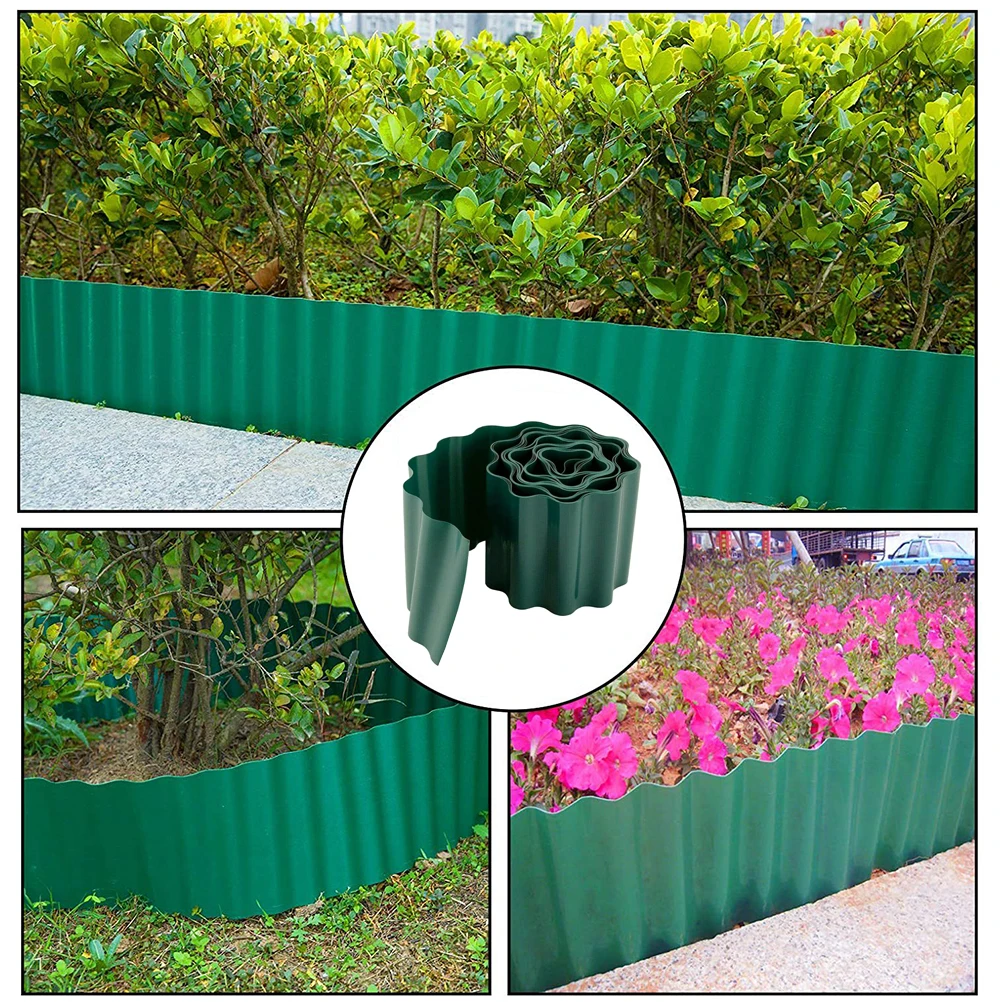 1 Roll Of Polished Plastic Garden Edging Landscape Fence Lawn Decorative Border Outdoor Ornament
1 Roll Of Polished Plastic Garden Edging Landscape Fence Lawn Decorative Border Outdoor Ornament