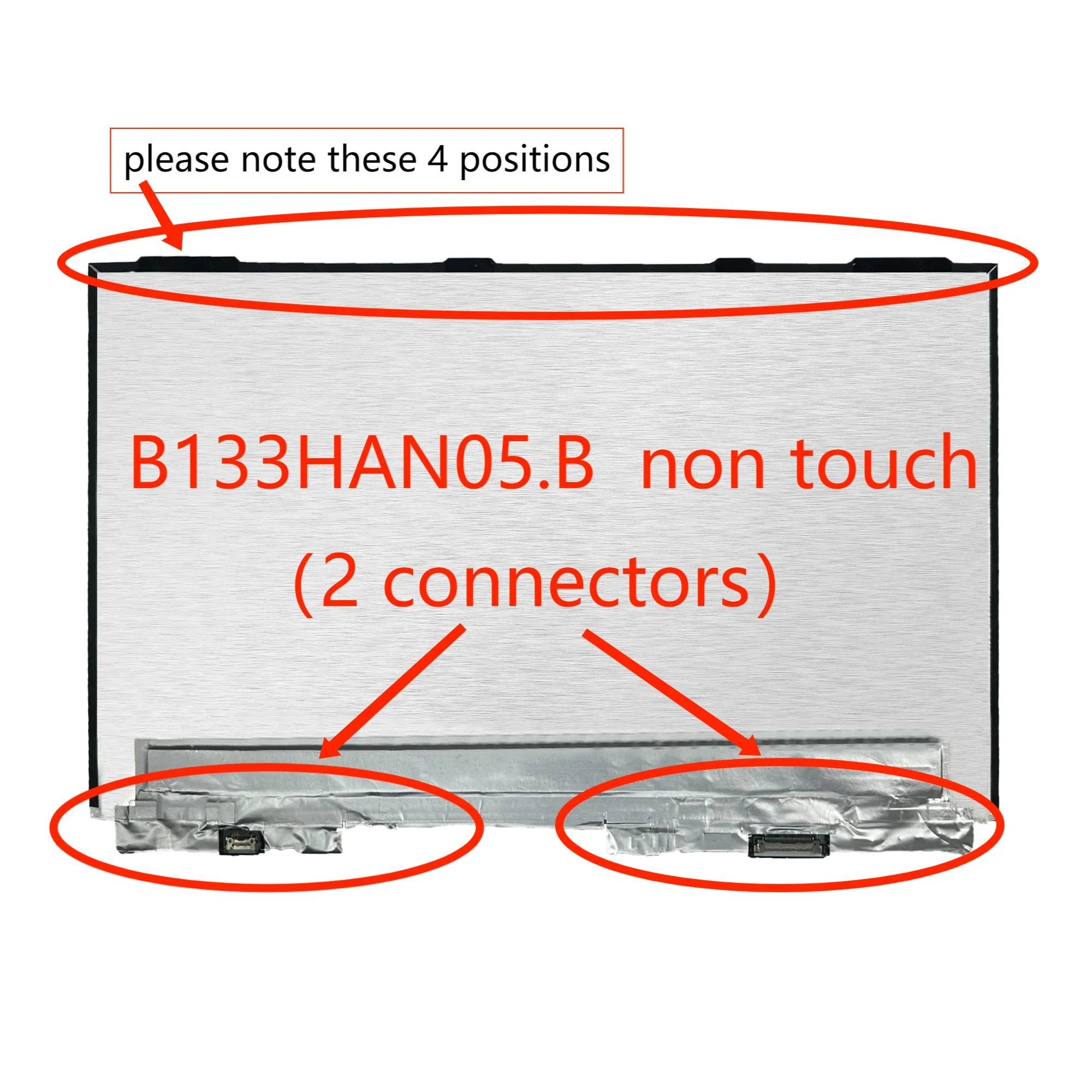 IPS 13.3'' 16:9 LCD Screen Display B133HAN05.B Non-Touch Panel Matrix Replacement 1920X1080 30 Pins (2 Connectors)
IPS 13.3'' 16:9 LCD Screen Display B133HAN05.B Non-Touch Panel Matrix Replacement 1920X1080 30 Pins (2 Connectors)