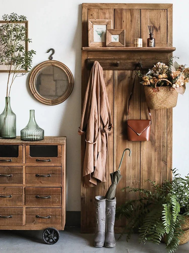 Country Log Artistic Coat and Cap Wall Coat Rack Floor Bed & Breakfast Entrance Entrance
Country Log Artistic Coat and Cap Wall Coat Rack Floor Bed & Breakfast Entrance Entrance