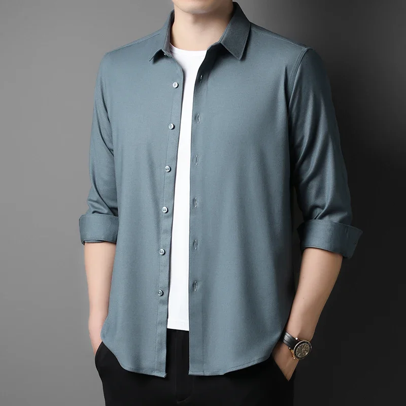 Long Sleeve Shirt for Men Button Up Shirt Men Man T-shirt Mens Designer Spring and Autumn Lapel Formal Shirts for Men
Long Sleeve Shirt for Men Button Up Shirt Men Man T-shirt Mens Designer Spring and Autumn Lapel Formal Shirts for Men