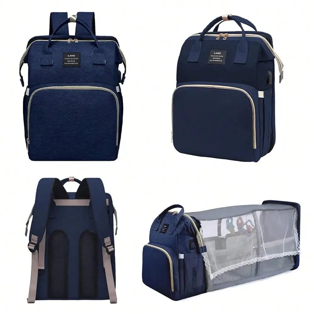 Multifunctional waterproof large-capacity diaper backpack with built-in changing station. Portable travel baby organizer with multiple storage pockets, suitable for boys and girls. Must-have newborn essentials, ideal baby shower
Multifunctional waterproof large-capacity diaper backpack with built-in changing station. Portable travel baby organizer with multiple storage pockets, suitable for boys and girls. Must-have newborn essentials, ideal baby shower