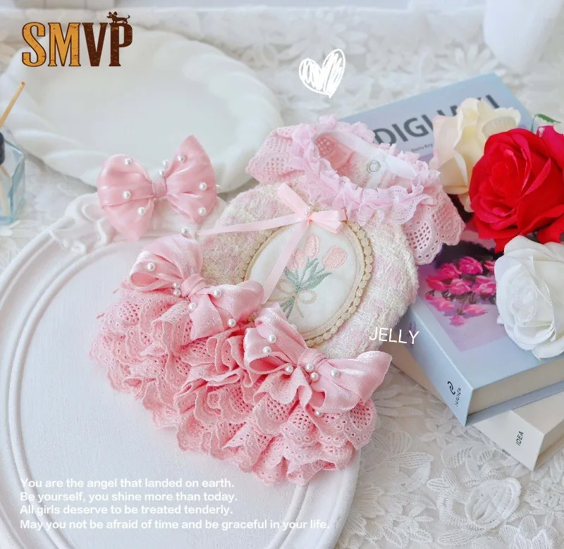 Winte Pink Tweed Pet Princess Dress Lace Ruffle Pearl Bow Dress Handmade Small Dog Cat Clothes for Small Pets Birthday Outfit
Winte Pink Tweed Pet Princess Dress Lace Ruffle Pearl Bow Dress Handmade Small Dog Cat Clothes for Small Pets Birthday Outfit