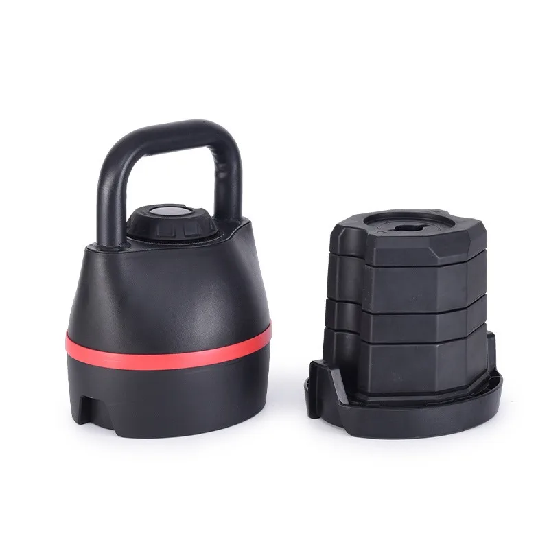 High Quality Rubber Coated 18KG Adjustable Kettlebells for Gym Home Fitness Equipment
High Quality Rubber Coated 18KG Adjustable Kettlebells for Gym Home Fitness Equipment