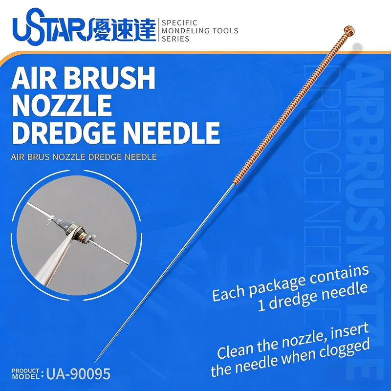 U-STAR UA-90095 Model Tool Airbrush Nozzle Cleaning Needle Unclog Pin Spray Nozzle Maintenance Repair Tool
U-STAR UA-90095 Model Tool Airbrush Nozzle Cleaning Needle Unclog Pin Spray Nozzle Maintenance Repair Tool