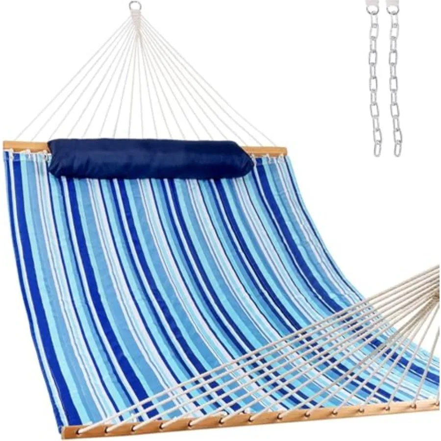 Outdoor use, quilted fabric, navy blue, 450lbs weight capacity with spreader bars and detachable pillow
Outdoor use, quilted fabric, navy blue, 450lbs weight capacity with spreader bars and detachable pillow