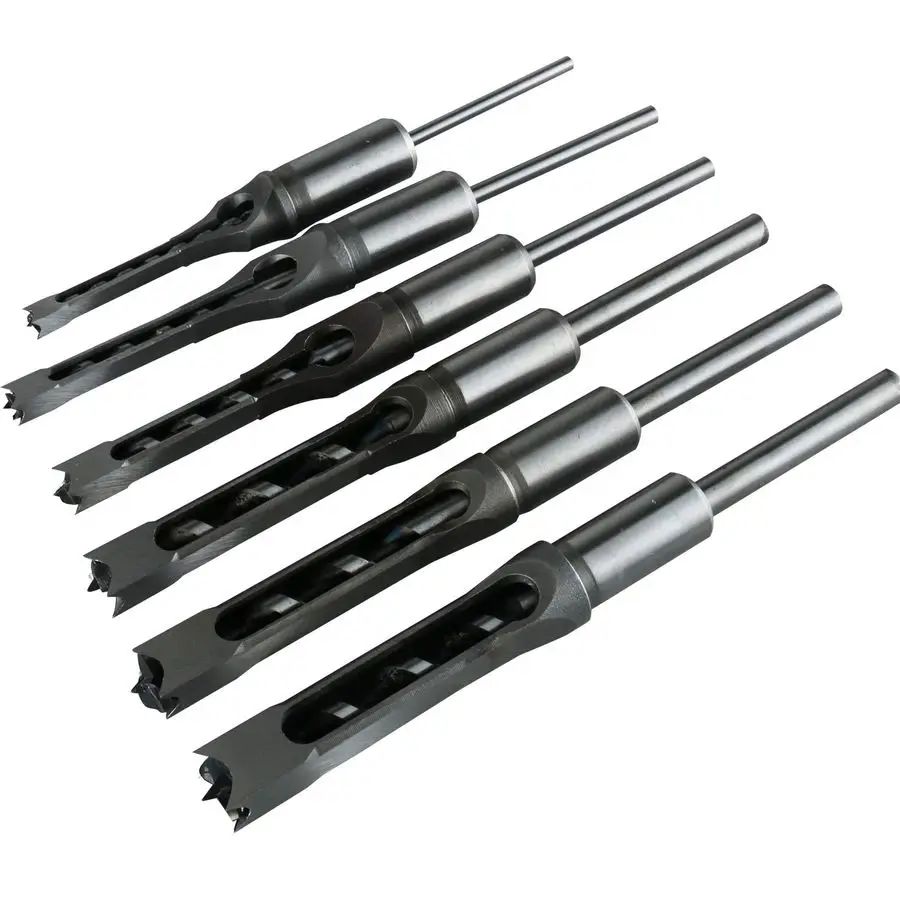 Square Hole Mortise Chisel Drill Bit Tools, 5 8 9 16 1 2 3 8 5 16 1 4 HSS Woodworking Hole Saw Mortising Chisel Drill Bit Set, D
Square Hole Mortise Chisel Drill Bit Tools, 5 8 9 16 1 2 3 8 5 16 1 4 HSS Woodworking Hole Saw Mortising Chisel Drill Bit Set, D